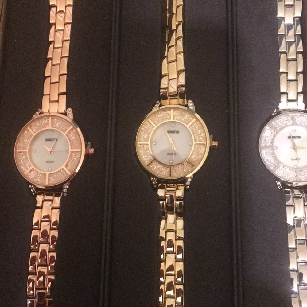 Women’s Manhattan watches set of 3 for sell